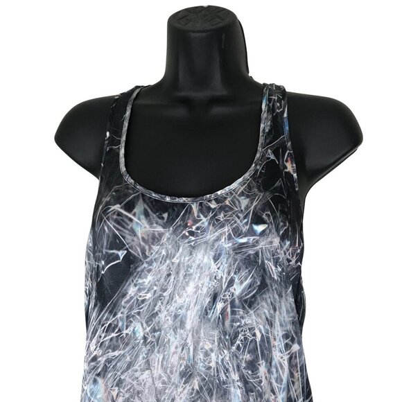 Helmut Lang Silk Ice Pound Printed Top Size S - Picture 3 of 7